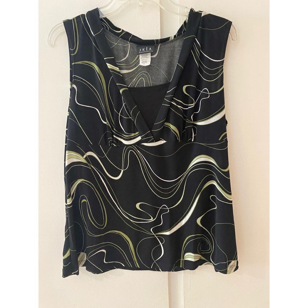 JKLA Sleeveless Dressy Causual Top, XL